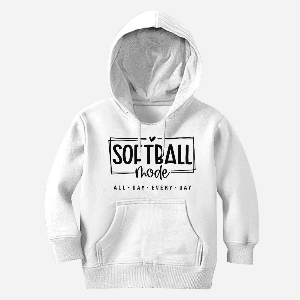 Mode Softball toute la journée - T-shirt de softball personnalisé intégral