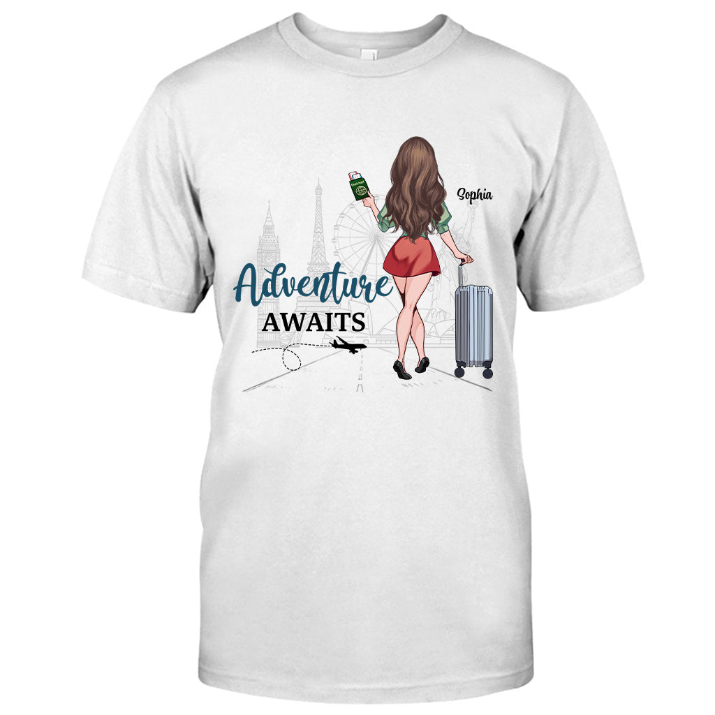 Alors, l'aventure ! – Cadeau de voyage pour maman, fille, petite-fille, épouse, petite amie, amie – T-shirt et sweat à capuche personnalisés