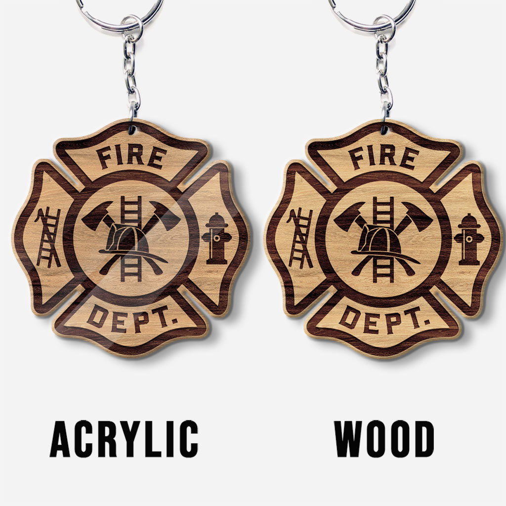 Make It Home Safe - Personalized Firefighter Keychain