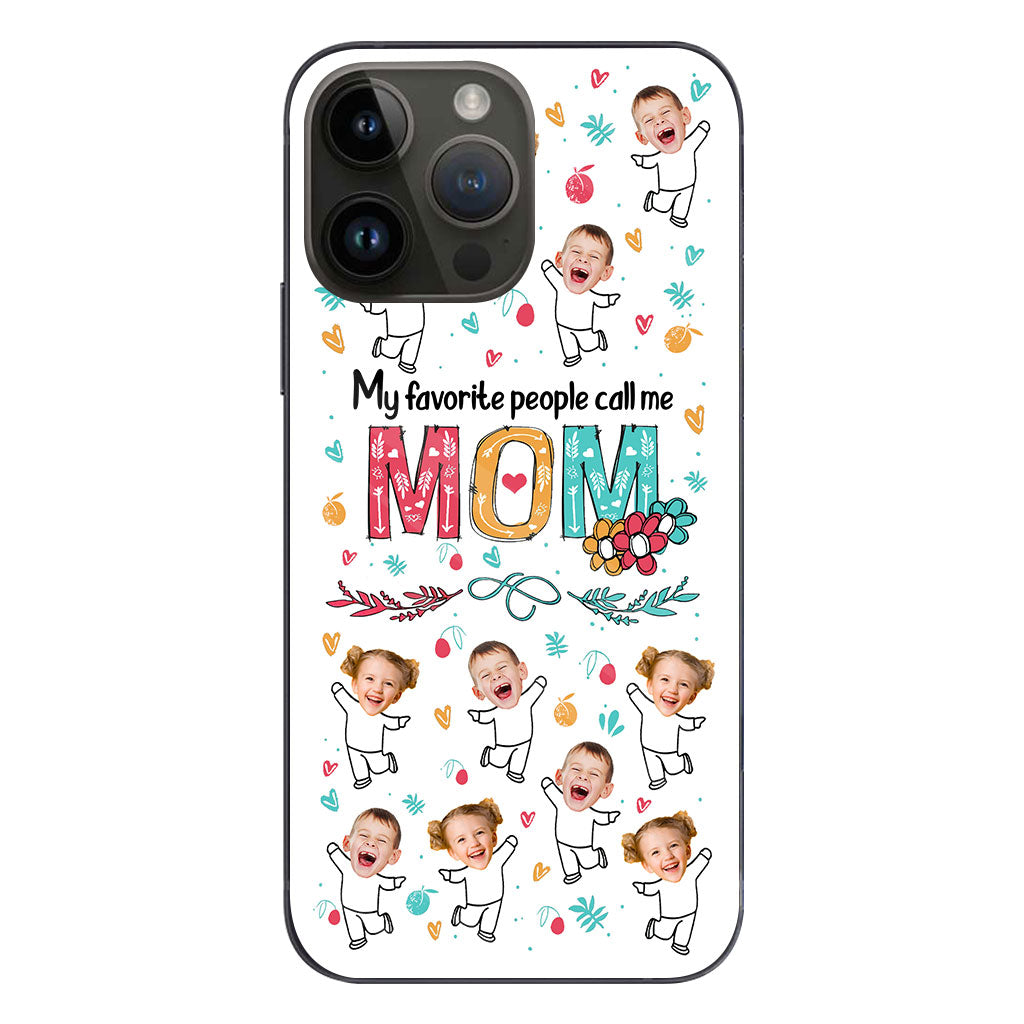 Mes personnes préférées m'appellent Nana - Cadeau pour grand-mère, maman - Coque de téléphone personnalisée