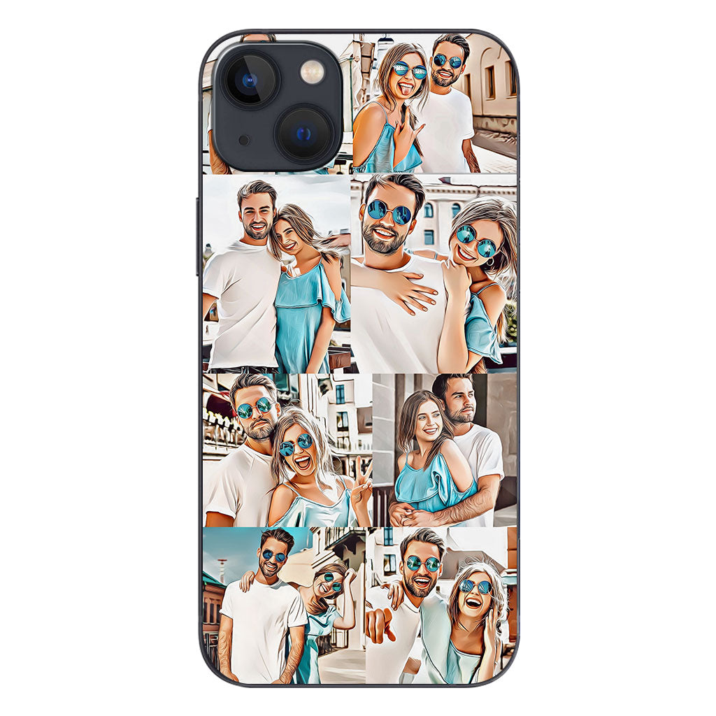 Cartoonize Photos Collage - gift for boyfriend, girlfriend, husband, wife - Personalized Phone Case