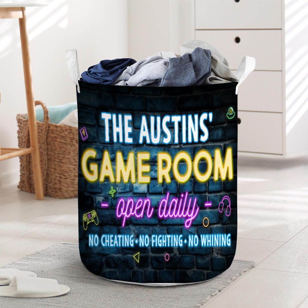 Game Room - Personalized Video Game Storage Basket