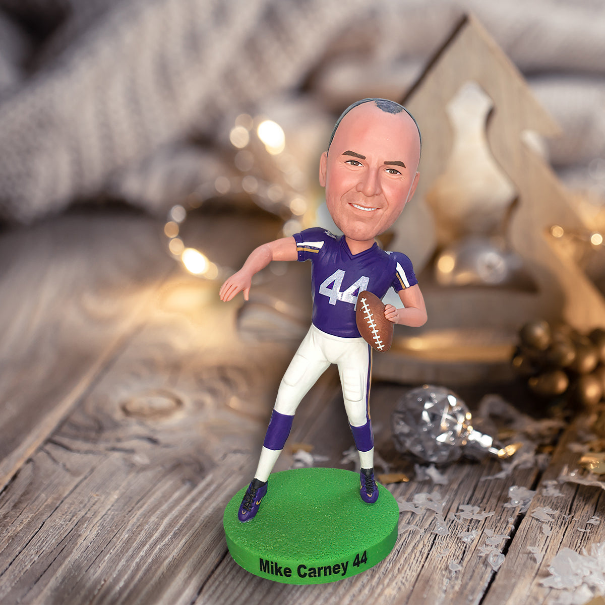 C'est la saison ! - Figurine de football personnalisée à tête branlante