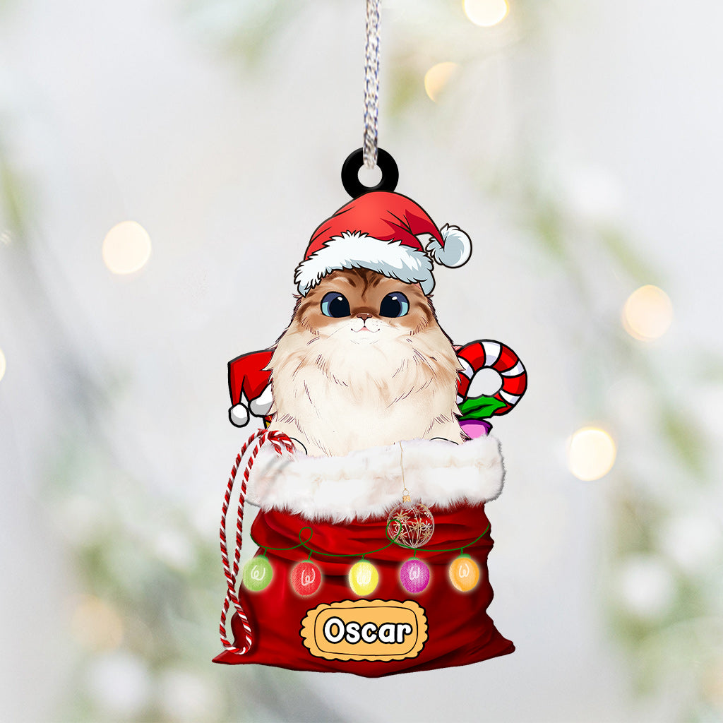 Dear Santa, Define Naughty - Personalized Dog Ornament