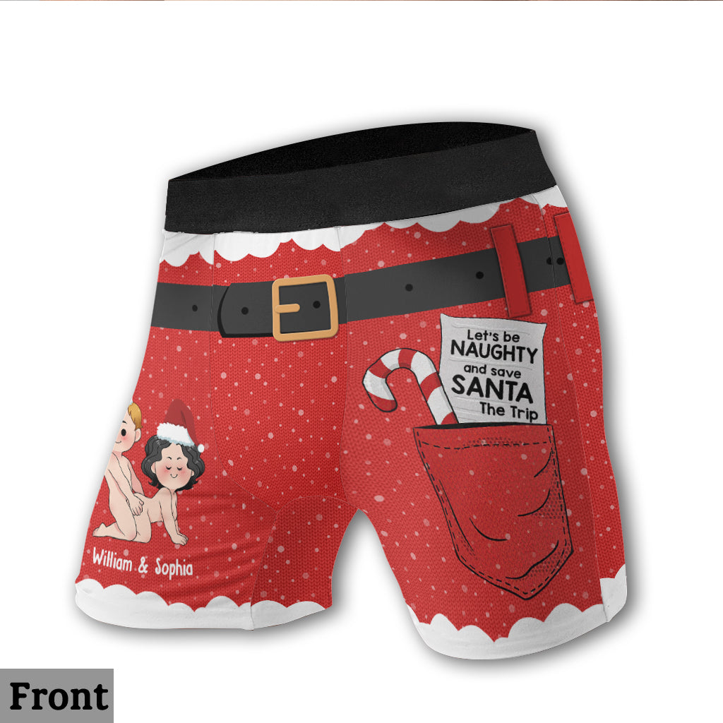 Soyons coquins - Boxers personnalisés pour couples d'hommes