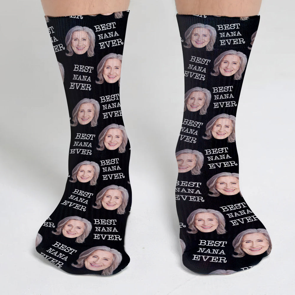 Chaussettes personnalisées pour grand-mère