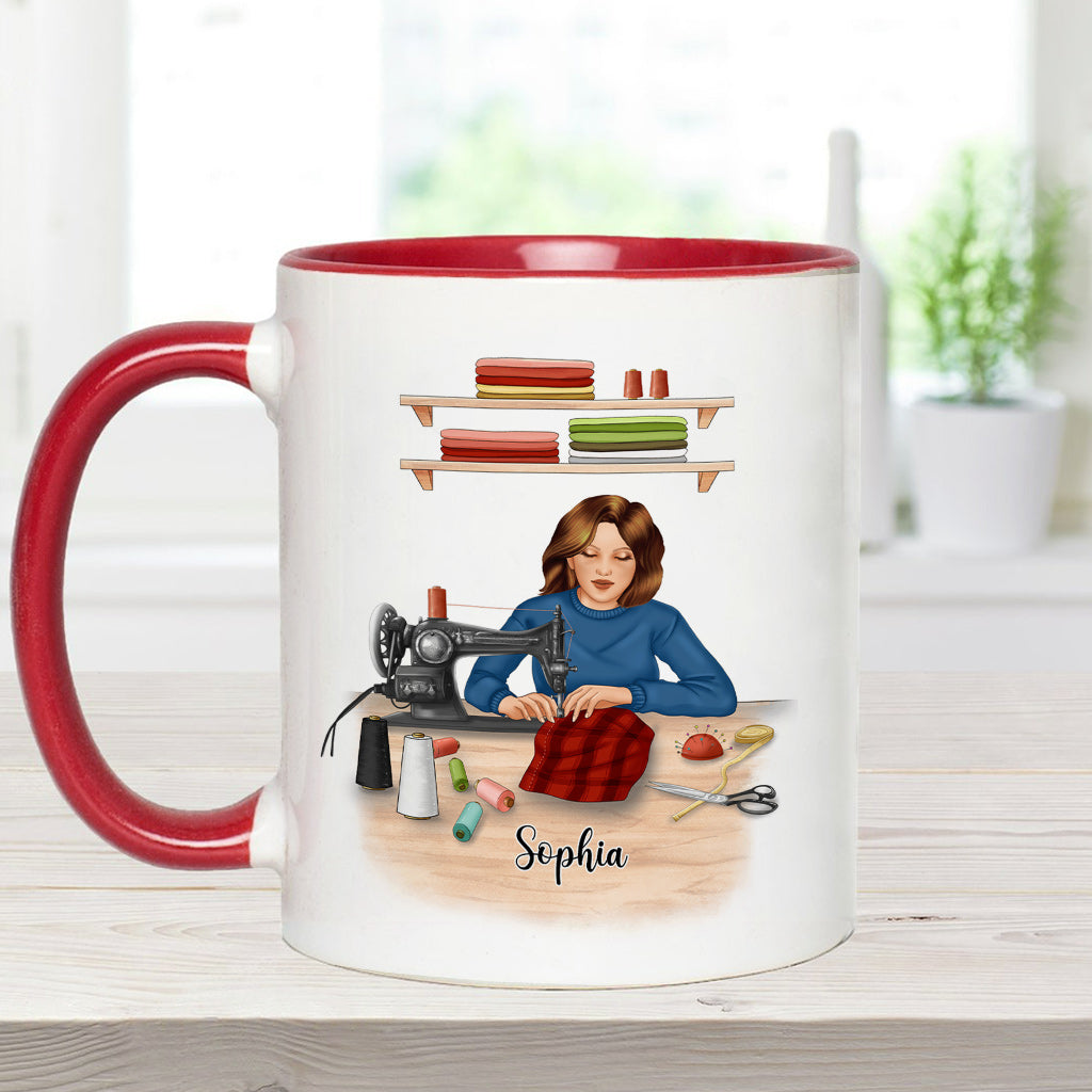 Mon espace couture - Mug personnalisé pour la couture