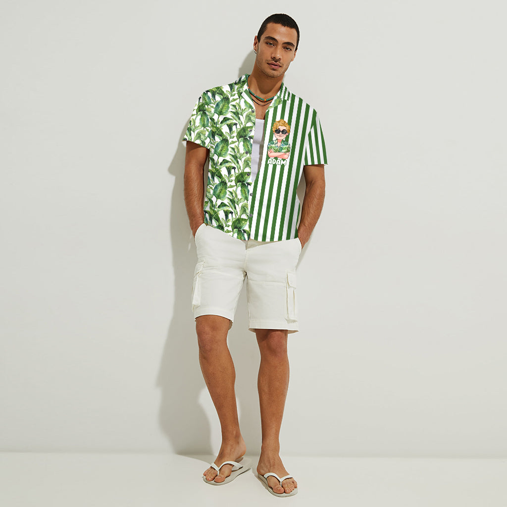 La vie est plus belle à la plage - Chemise hawaïenne personnalisée pour les amoureux de la mer