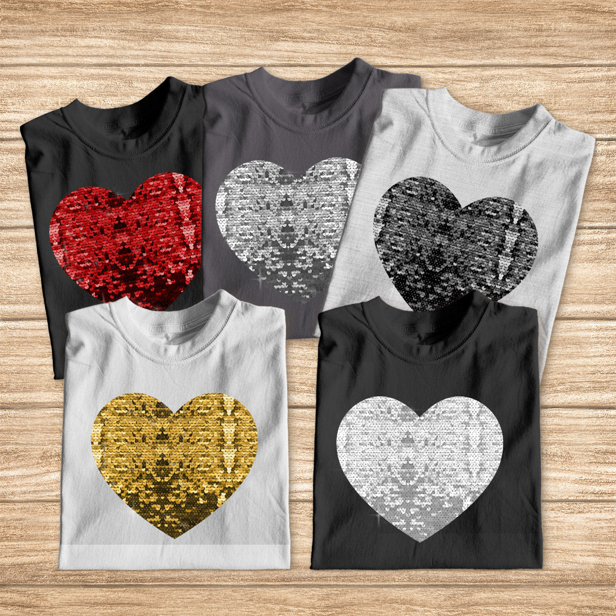 Double Trouble - Cadeau pour les amoureux des chiens - T-shirt à sequins personnalisé