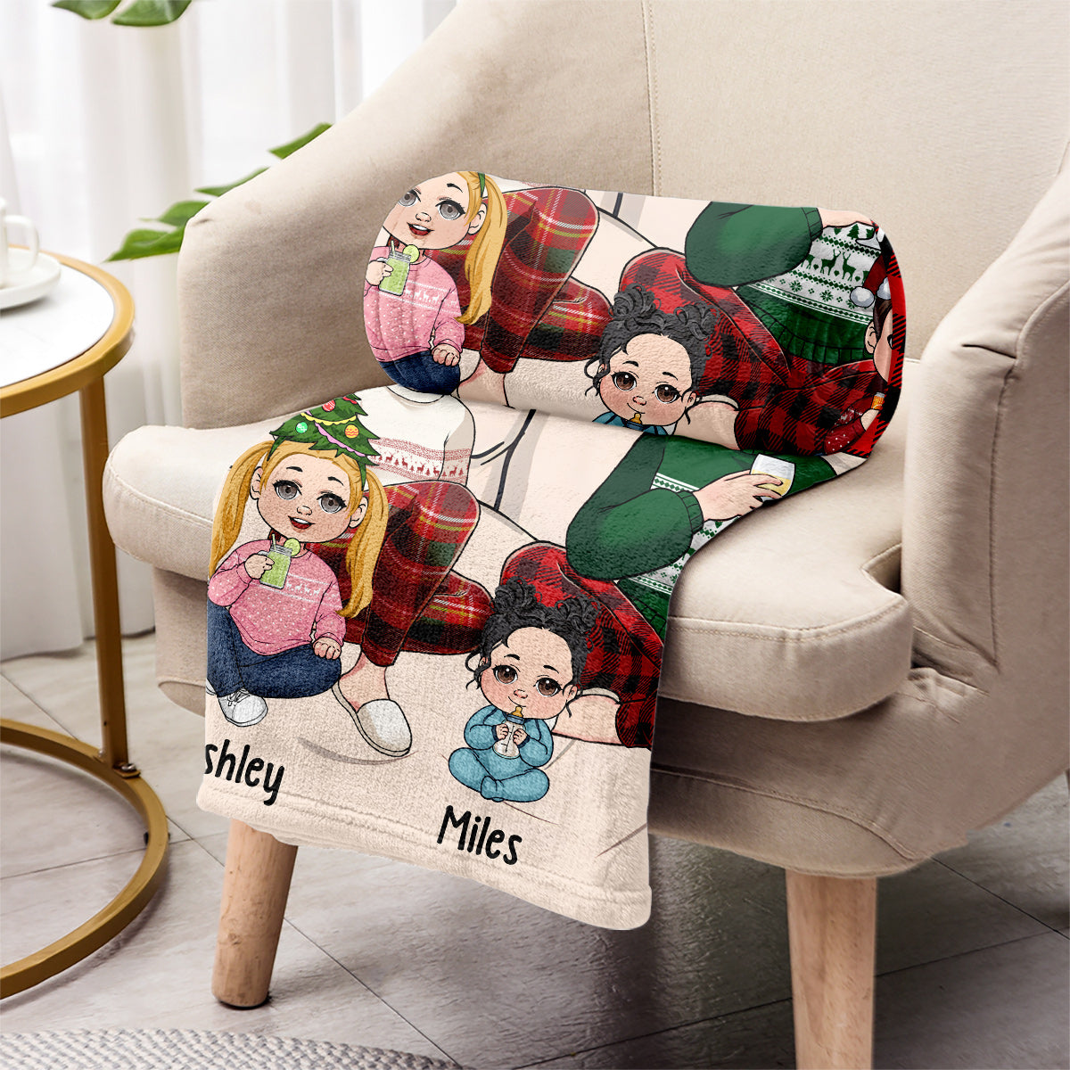 Rendre le monde plus chaud - Couverture personnalisée pour grand-mère