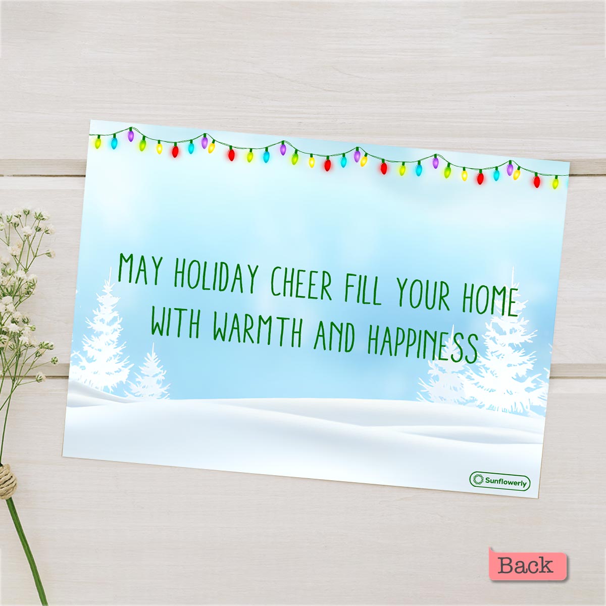 Joyeux Noël - Carte de vœux familiale personnalisée