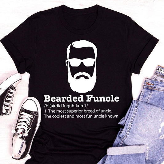 T-shirt et sweat à capuche « Oncle barbu »