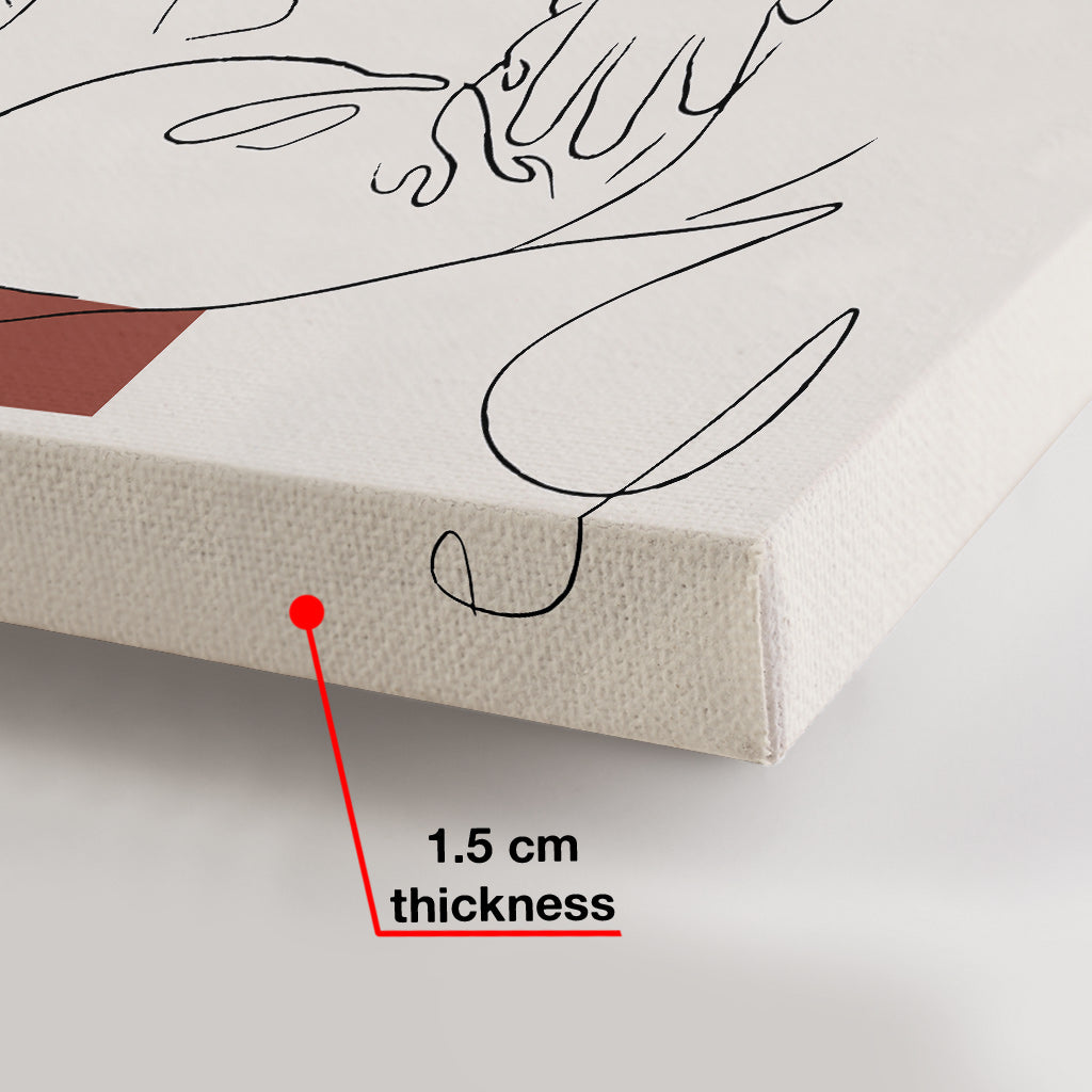 Je suis à toi - Toile et affiche personnalisées pour couples