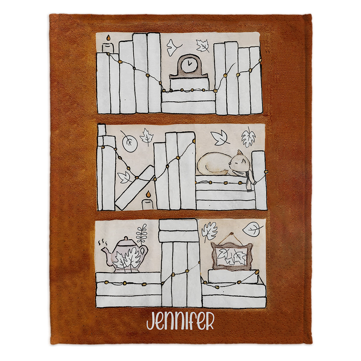 Couverture de lecture personnalisée « Quatre Saisons »