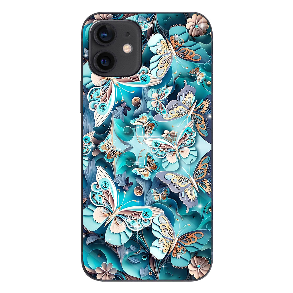 Coque de téléphone Papillons Amoureux - Coque de téléphone Papillon