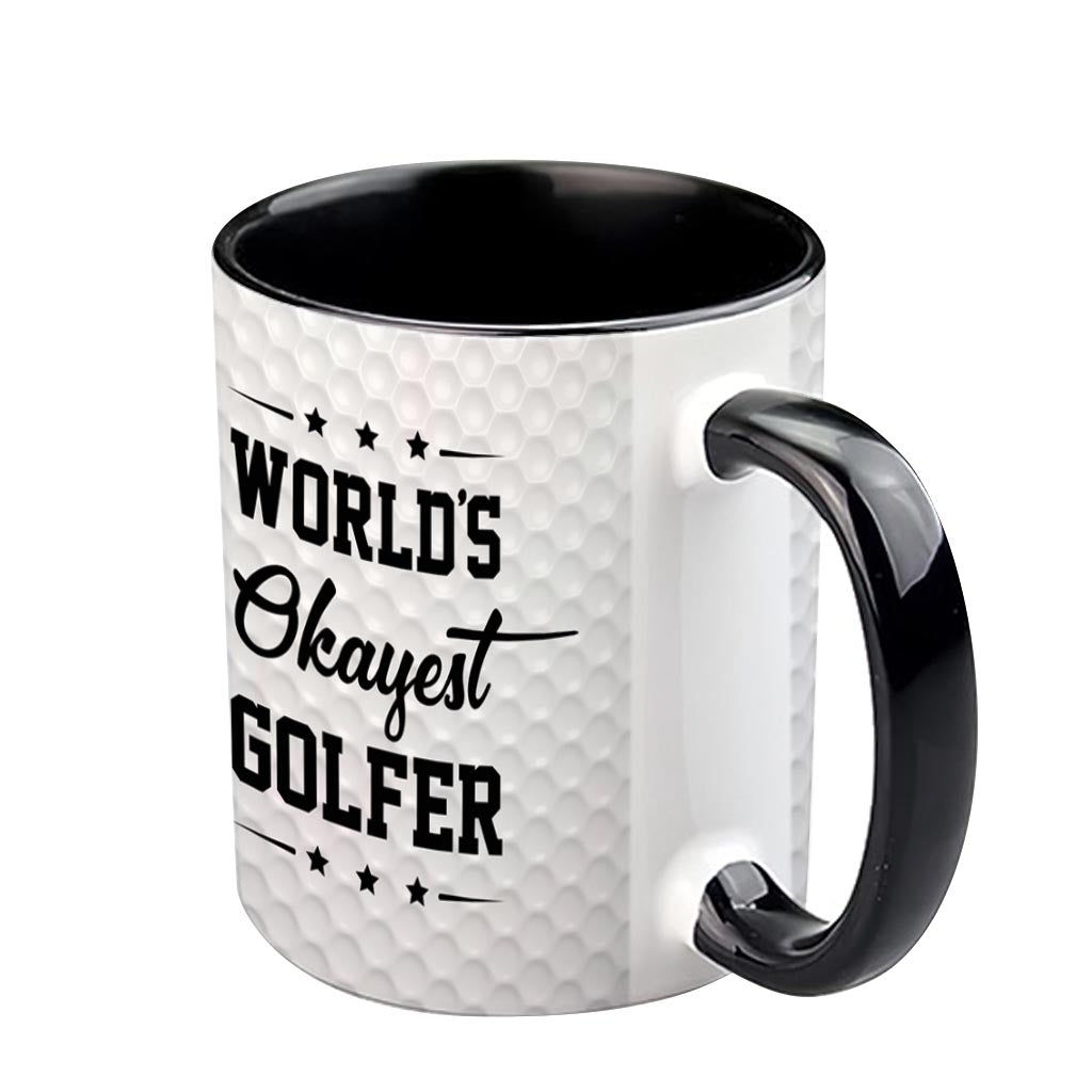 Mug personnalisé « Le golfeur le plus moyen du monde »