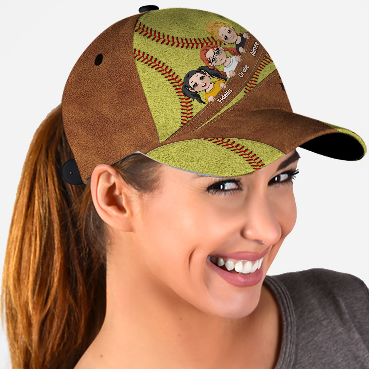 Softball Mom - Personalized Softball Classic Cap