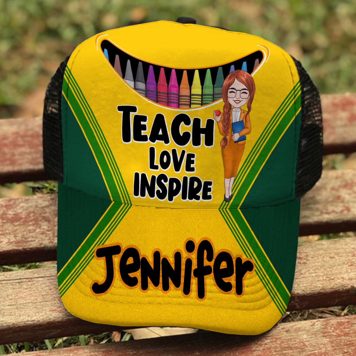 Positive Affirmations Butterfly - Personalized Butterfly Trucker Hat