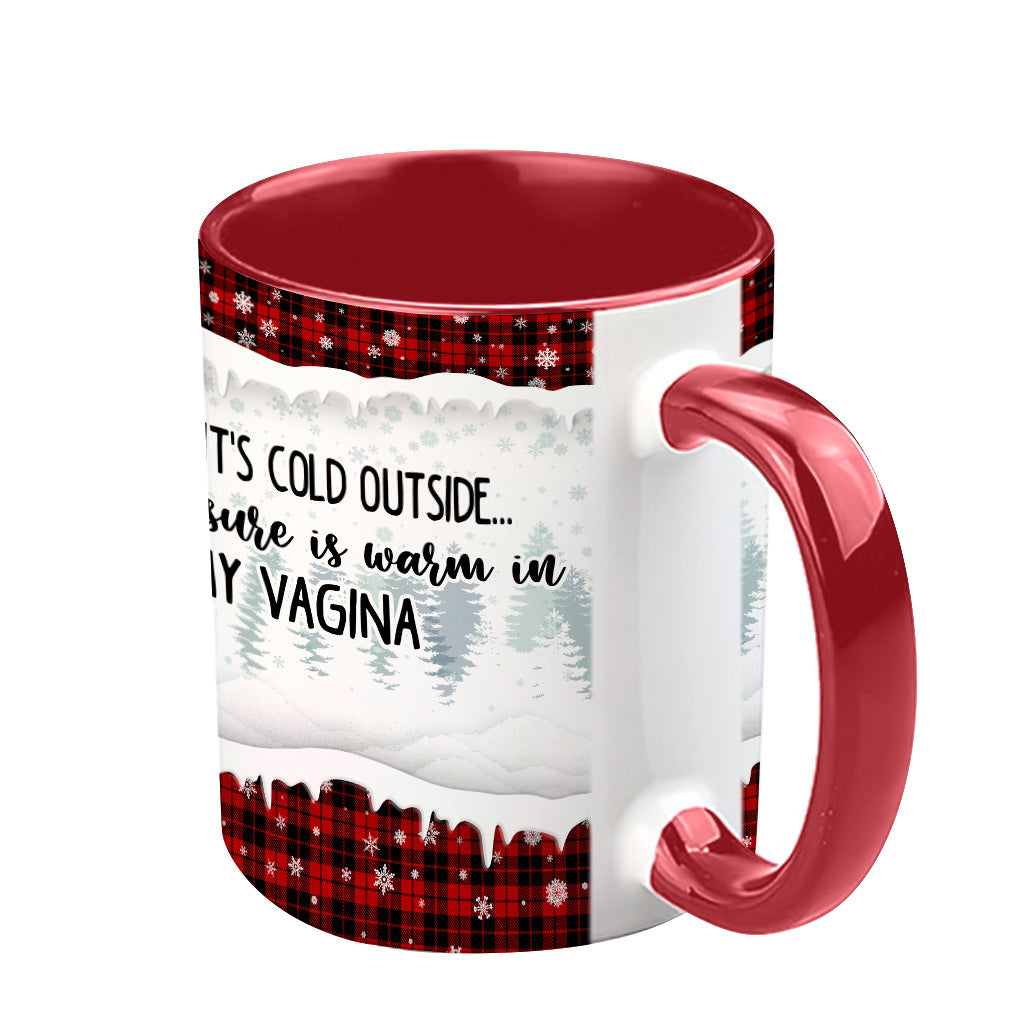 Bébé, il fait froid dehors - Mug personnalisé pour couple