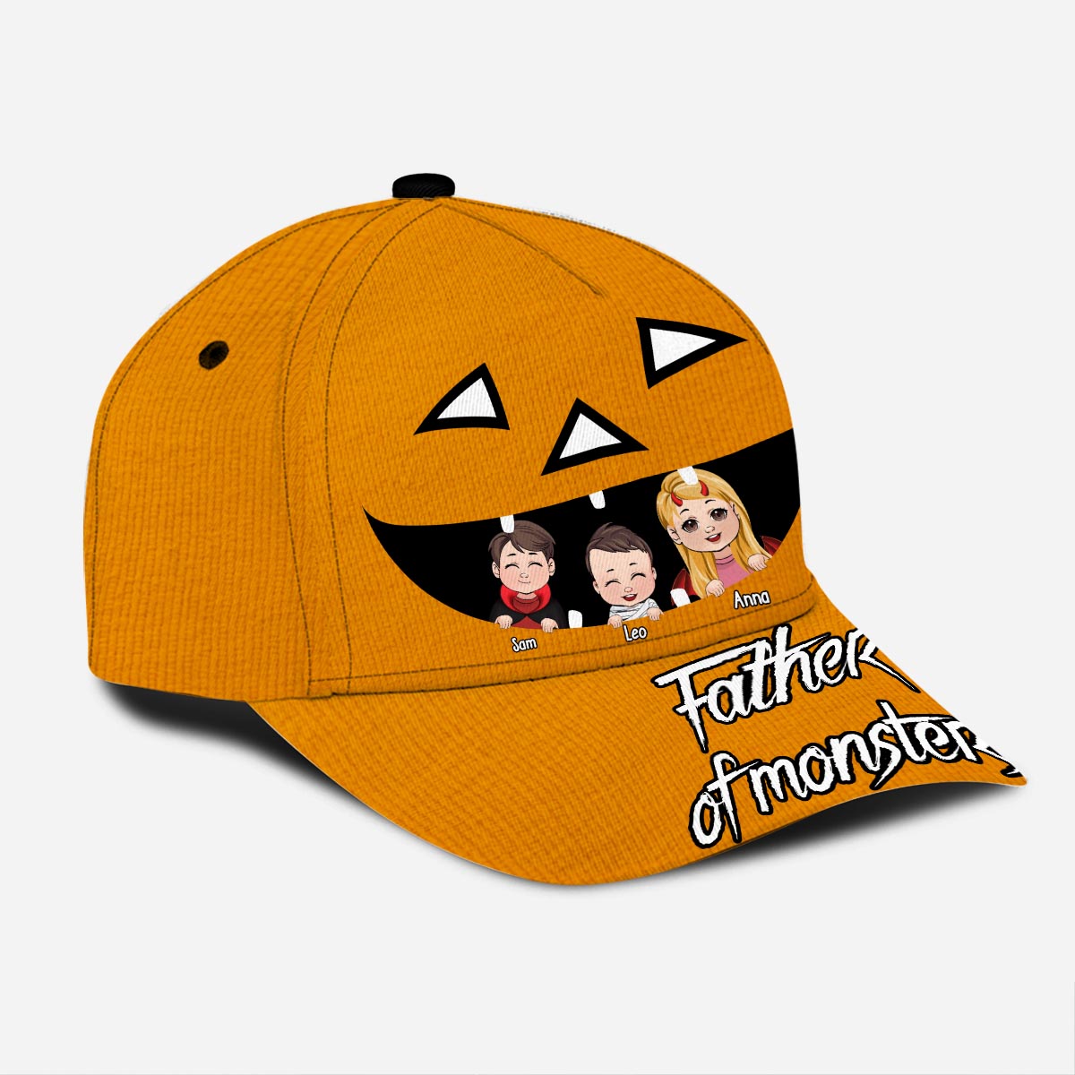 Father Of Monsters - Personalized Father Classic Cap