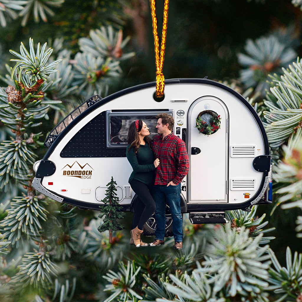 J'adore le camping - Ornement de camping personnalisé