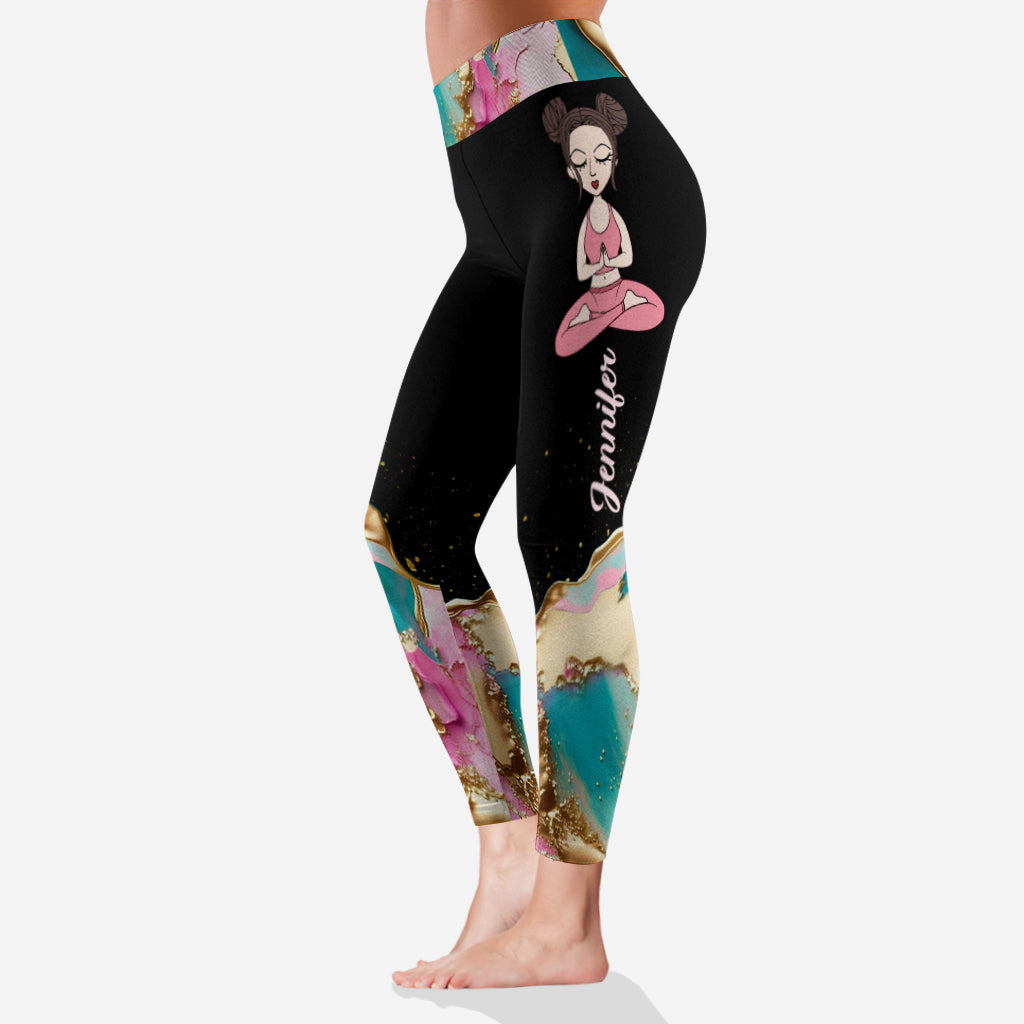 Leggings de yoga personnalisés pour la méditation