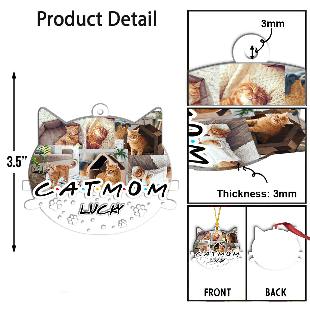 Maman chat, Maman chien, Papa chat, Papa chien - Ornement chat personnalisé