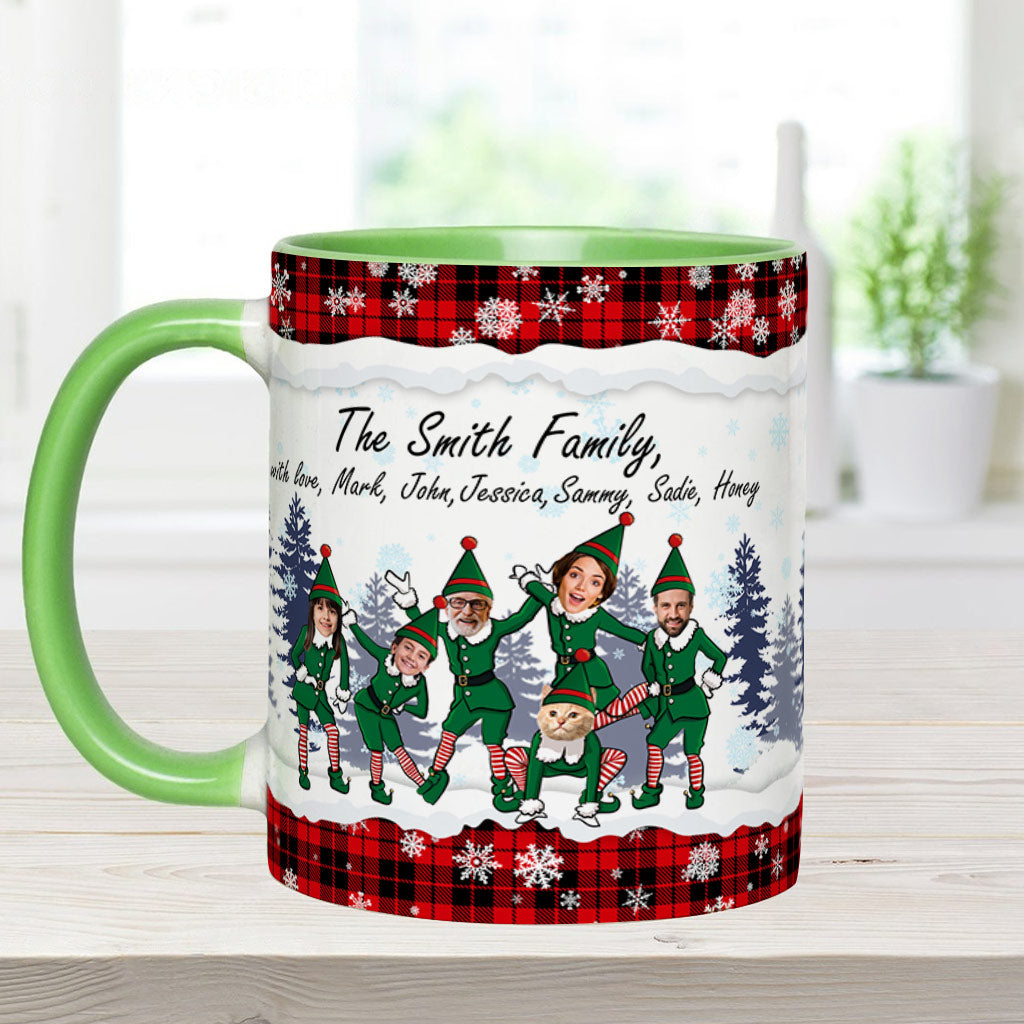 Joyeux Noël - Mug personnalisé pour la famille