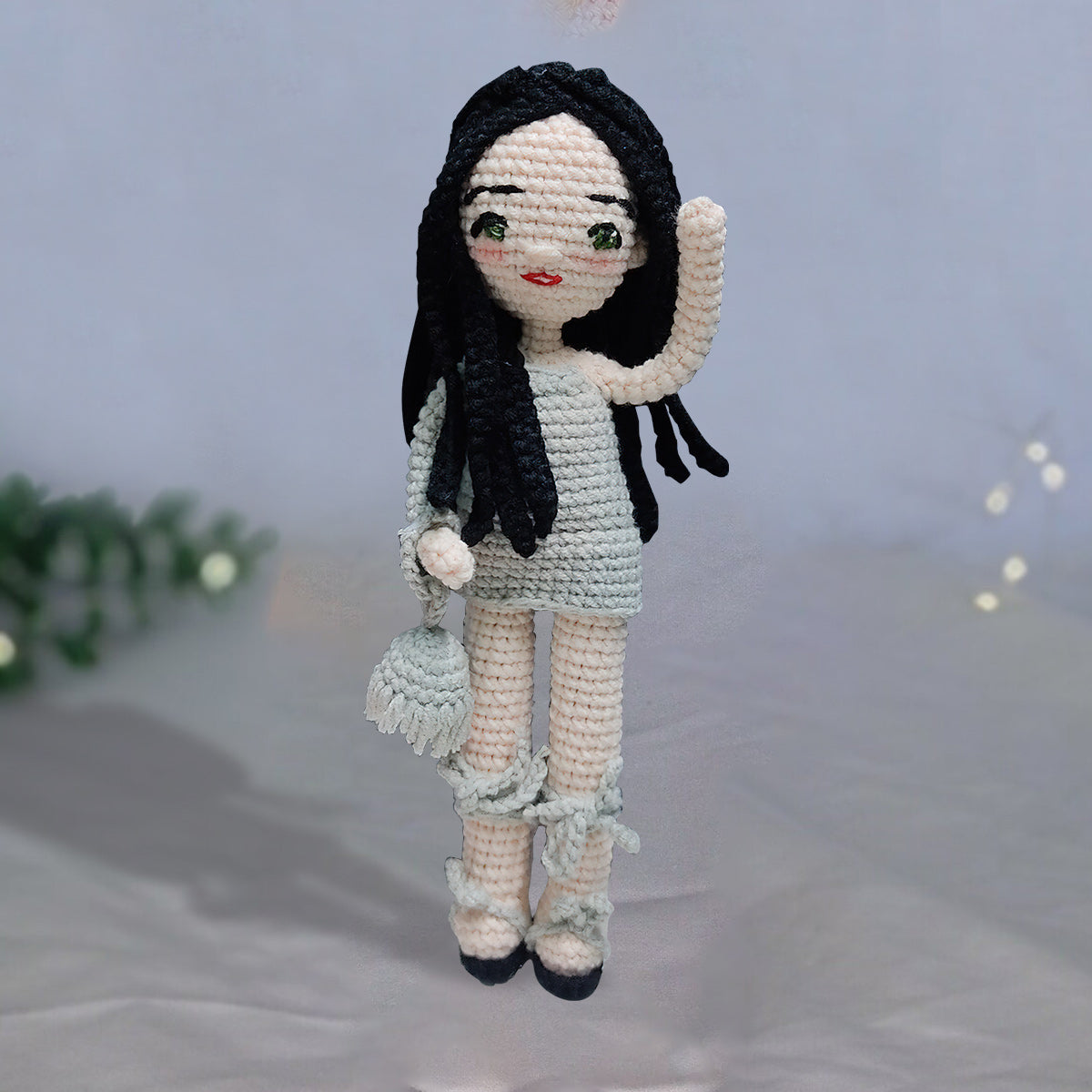 Votre poupée - Poupée tricotée à la main personnalisée pour belle-mère