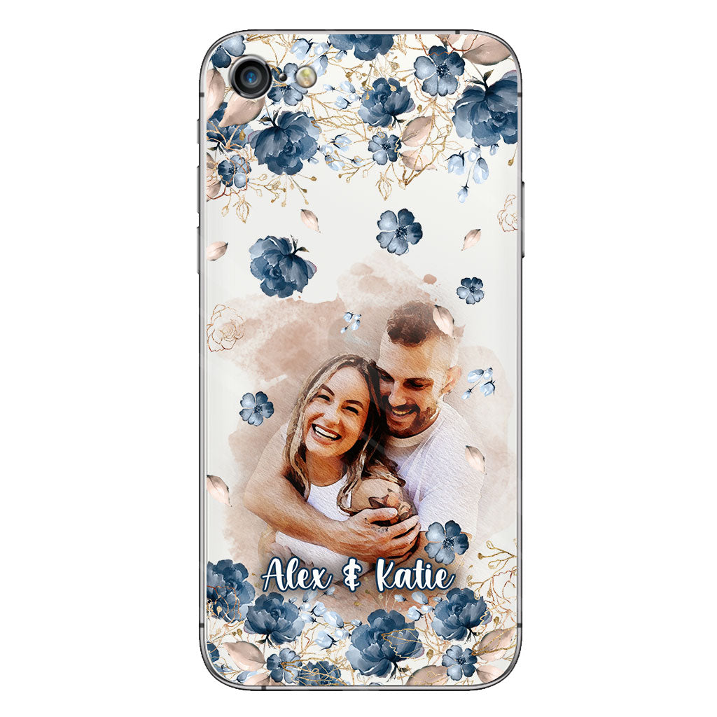 Floral Phone Case - Personalized Clear Phone Case