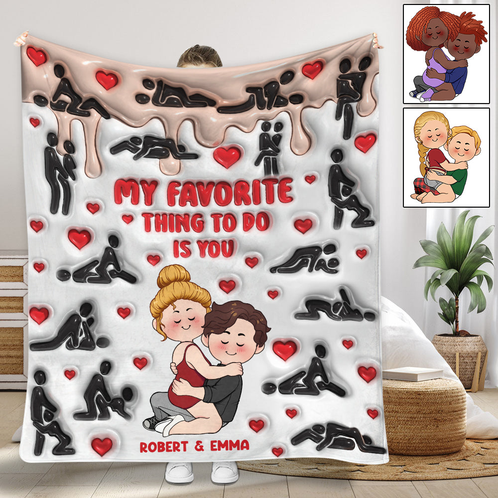 Ma chose préférée à faire, c'est toi - Couverture personnalisée pour couple