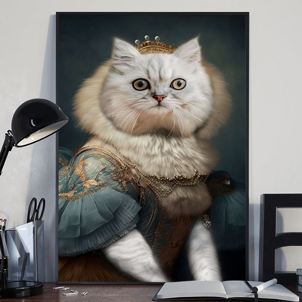 Portrait royal - Toile et affiche personnalisées pour chat