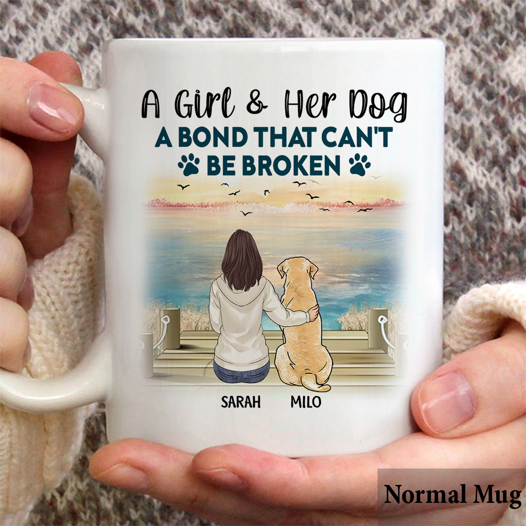 Un lien indéfectible - Mug personnalisé pour chien