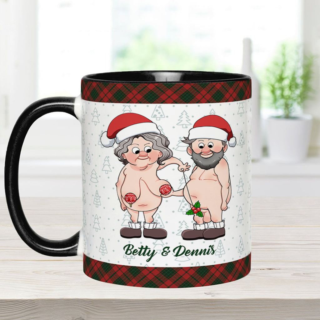 Je vieillis avec toi - Mug personnalisé pour couple
