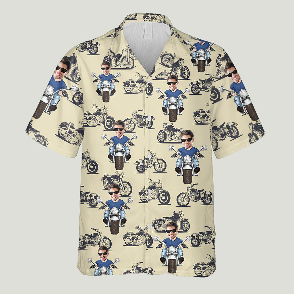 Motorbike Lovers - Personalized Biker Hawaiian Shirt