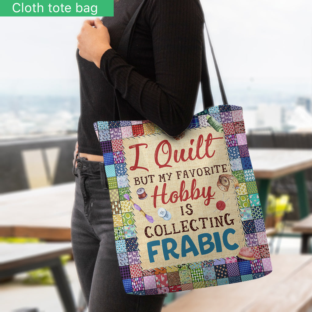 Je couds mais - Sac fourre-tout de couture personnalisé