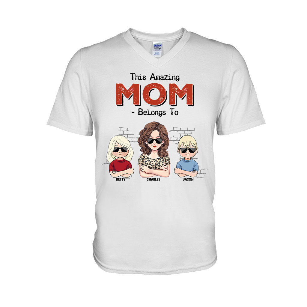 Ce papa extraordinaire appartient à - Cadeau pour papa, grand-père - T-shirt et sweat à capuche personnalisés