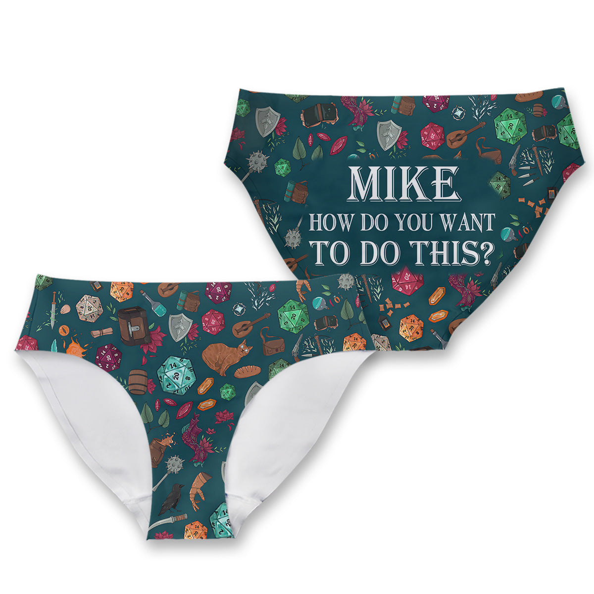 Comment voulez-vous faire ? - Culottes RPG personnalisées pour femmes