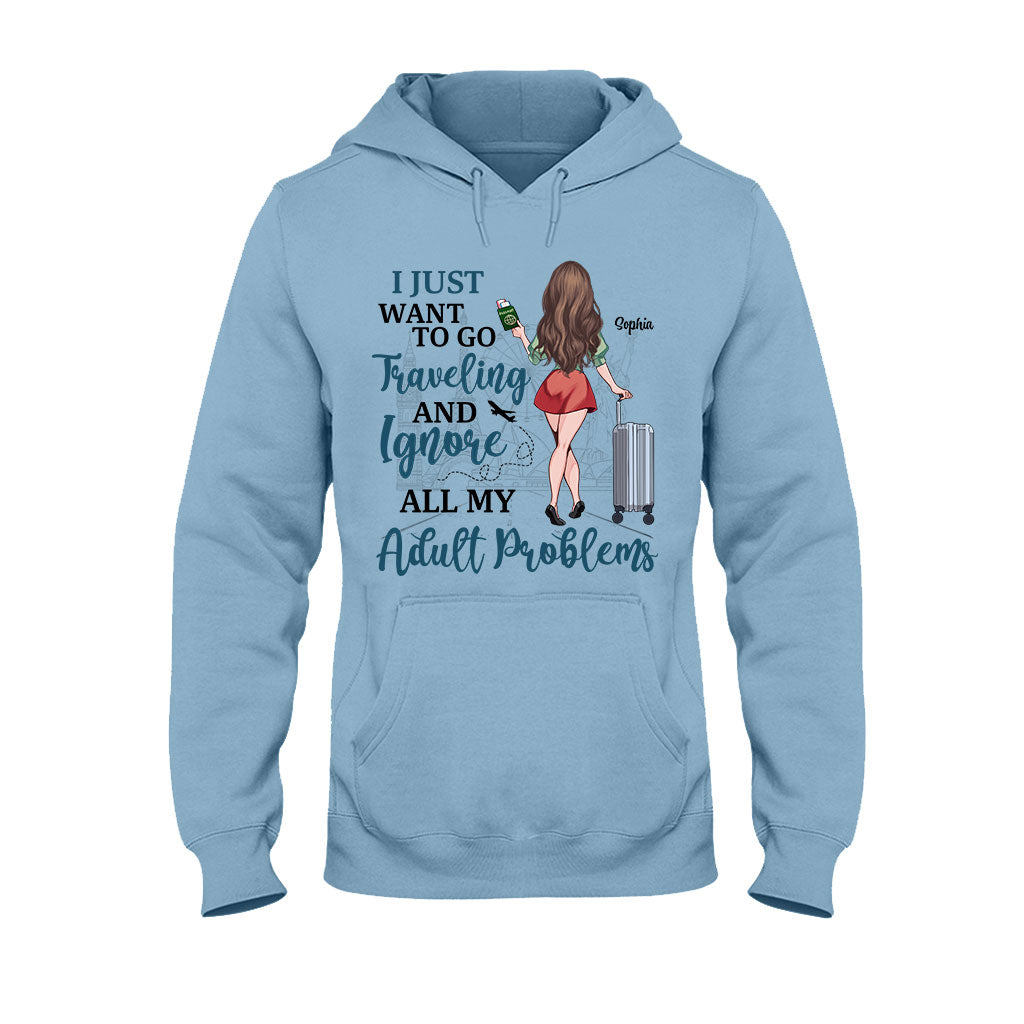 Alors, l'aventure ! – Cadeau de voyage pour maman, fille, petite-fille, épouse, petite amie, amie – T-shirt et sweat à capuche personnalisés