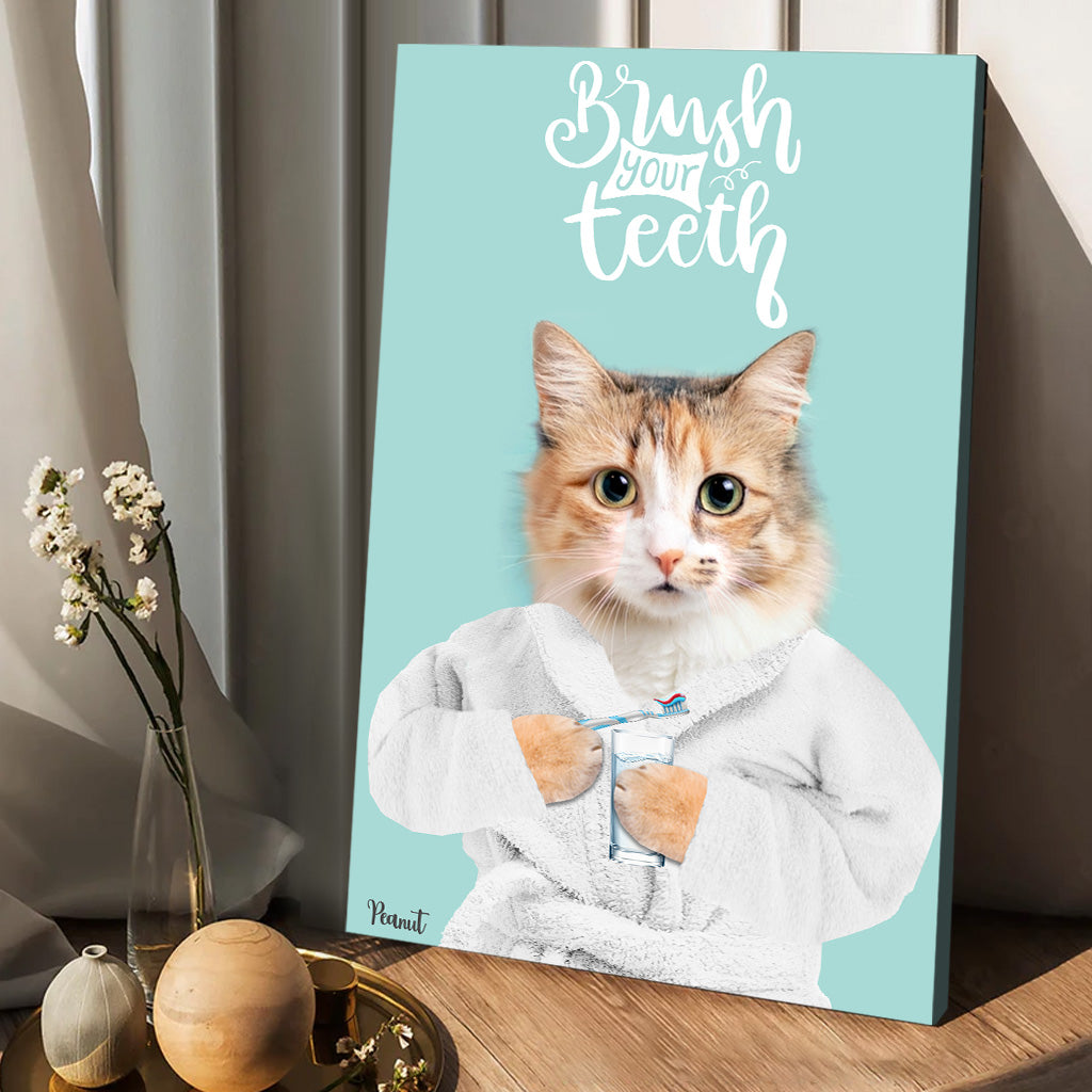 Bonjour Sweet Cheek - Toile et affiche personnalisées pour chien