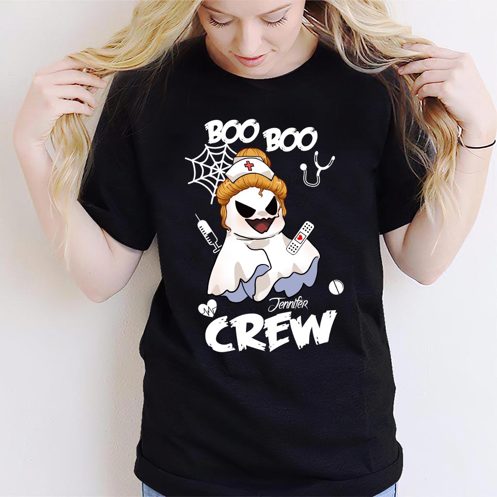 Boo Boo Crew - Personalized Nurse T-shirt And Hoodie