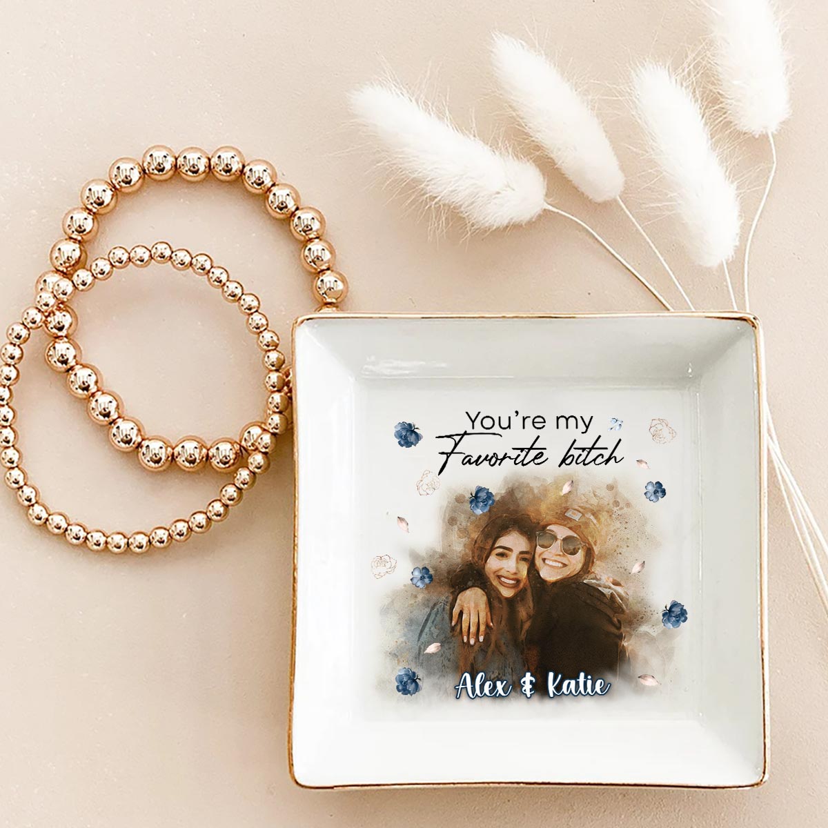 Tu es ma préférée - Porte-bijoux personnalisé pour meilleure amie