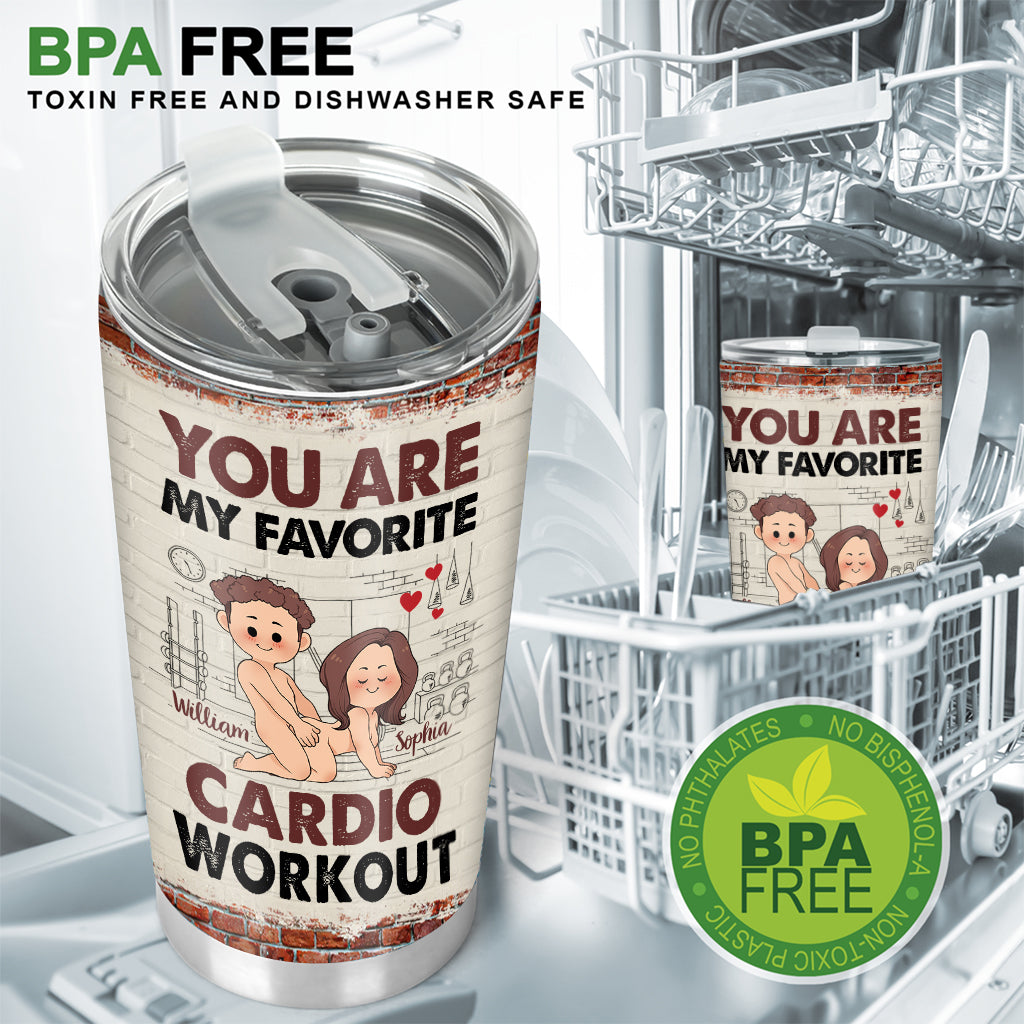Gobelet isotherme personnalisé pour couple - Entraînement cardio