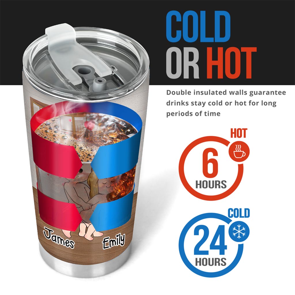 Vous faire sourire - Gobelet personnalisé pour couple