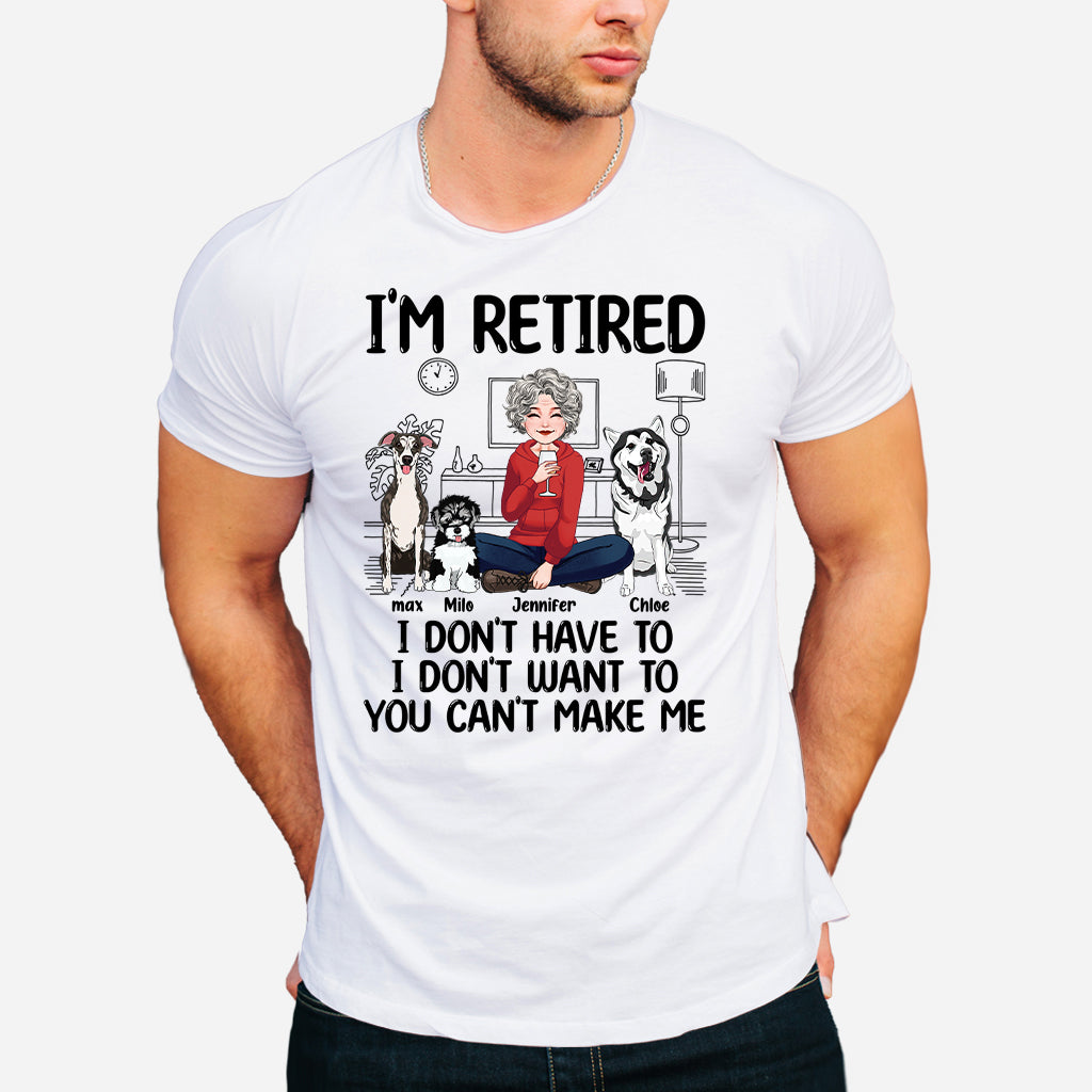 Je suis retraité - T-shirt et sweat à capuche personnalisés pour retraités