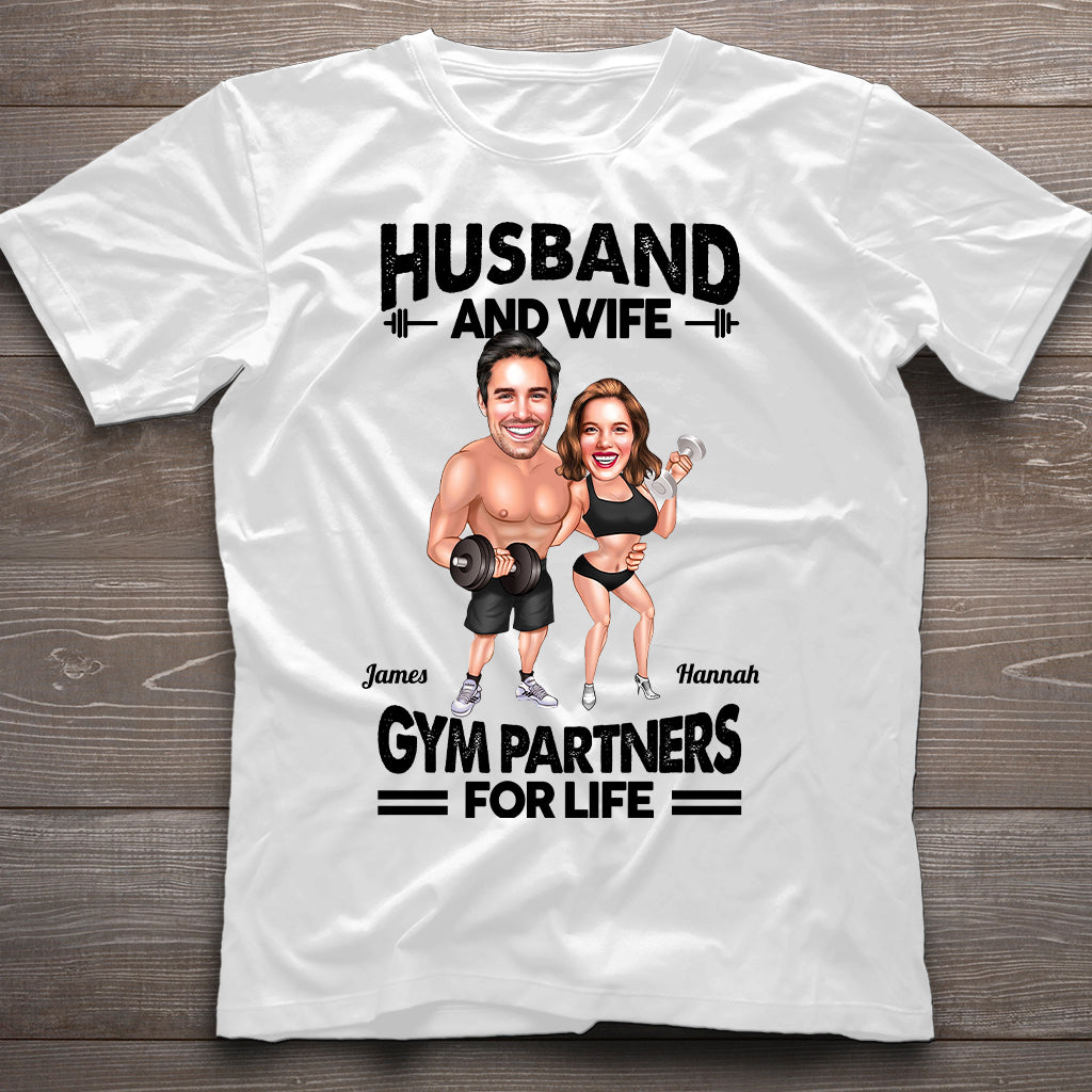 La Belle et la Bête - T-shirt et sweat à capuche de fitness personnalisés