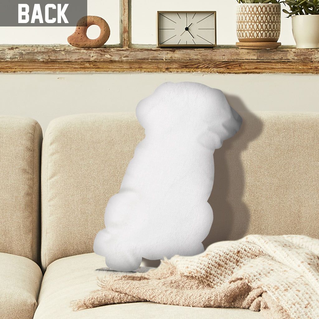 Coussin mignon pour animaux de compagnie - Coussin personnalisé en forme de chien