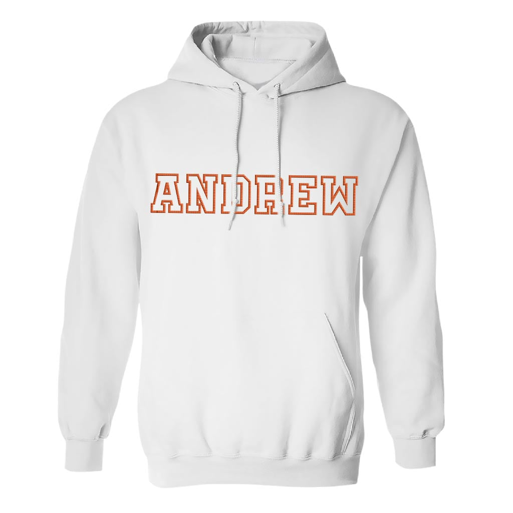 Sweat à capuche brodé personnalisé avec nom - Fils