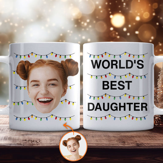 Meilleure fille du monde - Mug personnalisé pour fille