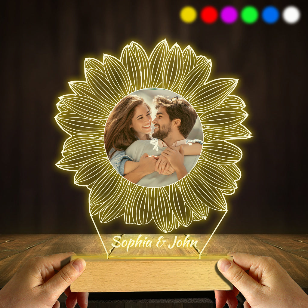 Tu es mon rayon de soleil - Cadeau pour maman, grand-mère, sœur, fille, fils, frère, grand-père, papa, épouse, époux, ami(e) - Plaque lumineuse personnalisée